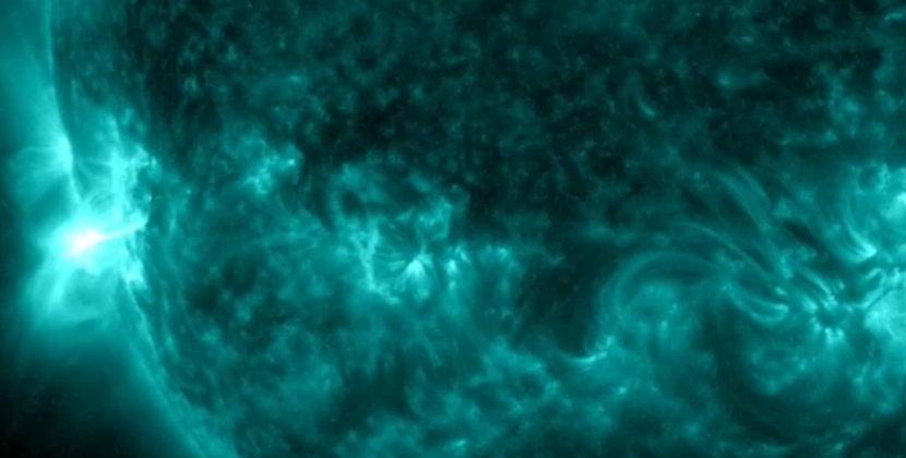 NASA a publicat imagini spectaculoase surprinse în timpul unei explozii solare