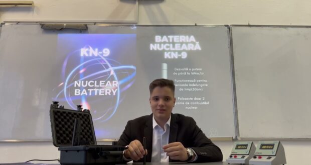 Vladimir Vîrzob a inventat la doar 15 ani o baterie nucleară KN-9