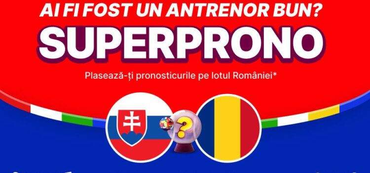 Ai fi fost un selecționer bun? Rundă specială la SuperProno pe lotul României din meciul cu Slovacia