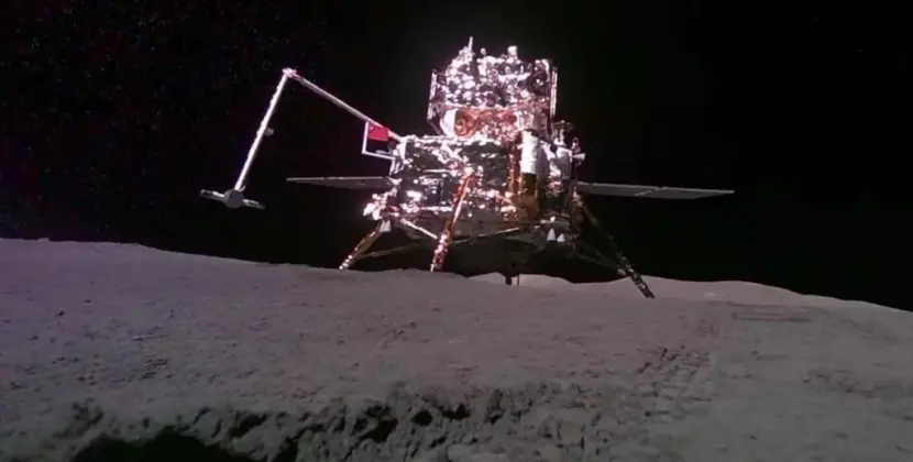 Sonda spațială chineză Chang’e-6 se întoarce cu roci lunare rare