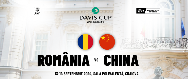 S-au pus în vânzare biletele la meciul de Cupa Davis, România – China. Interes sporit pentru primul astfel de eveniment găzduit de Craiova