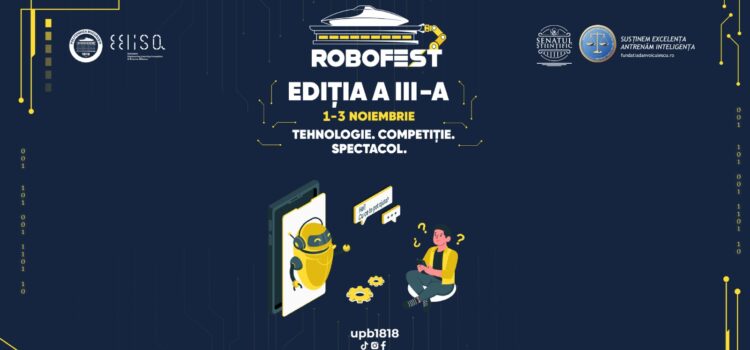 Cel mai mare festival european de TEHNOLOGIE la București. Roboți din filme SF se reunesc pentru trei zile la ROBOFEST 