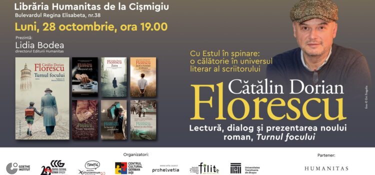 Cătălin Dorian Florescu, Unul Dintre Cei Mai Premiați Scriitori Români Din Străinătate, Lansează „Turnul Focului”