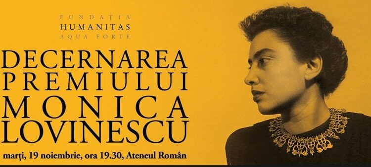 Ateneul Român Găzduiește Gala Premiului „Monica Lovinescu“ 2024, Organizată De Fundația Humanitas Aqua Forte și Editura Humanitas