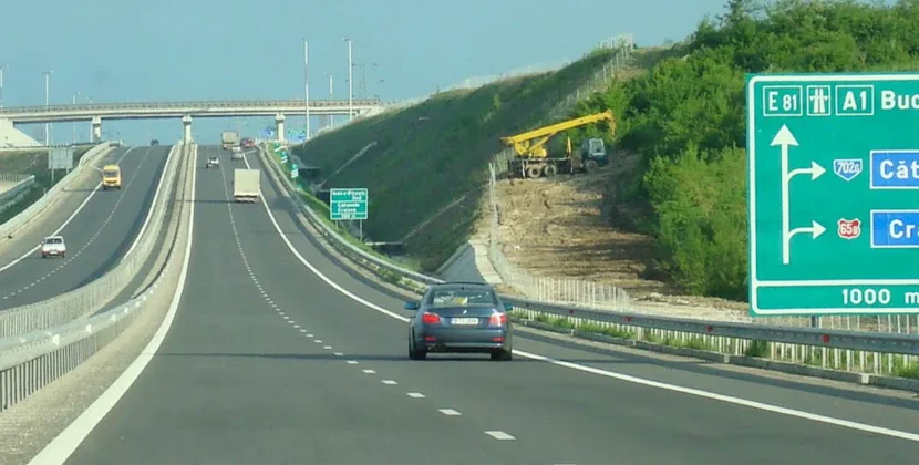 Când circuli pe 3 benzi pe autostrada A1?