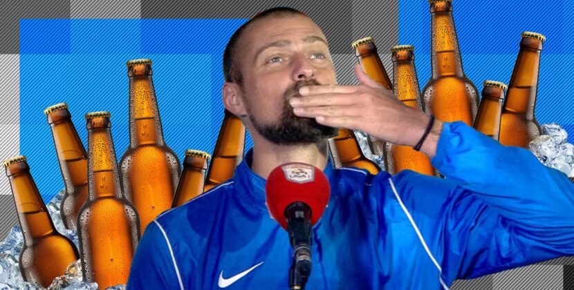 „Eram la refacere și am făcut-o din niște sticle!”