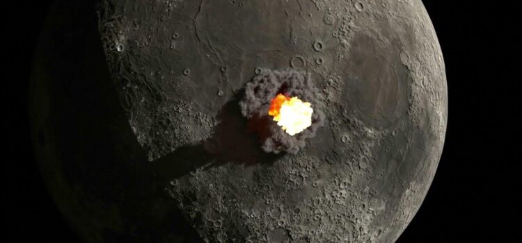 Șansele ca un asteroid să lovească Luna sunt în creștere