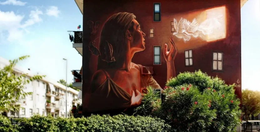 Orașul Stornara din Italia a devenit popular datorită picturilor murale