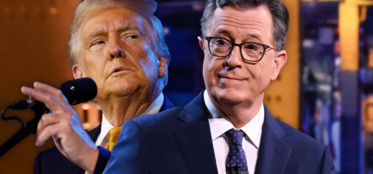 Stephen Colbert revine pe micile ecrane după viralizarea unui deepfake cu Donald Trump care îl aruncă la gunoi