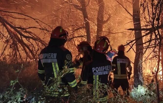 Europa se confruntă cu unul dintre cele mai violente episoade de incendii de vegetație din ultimele decenii. Peste 320.000 de oameni au fost evacuați din Franța și Spania. Pompierii români intervin în sudul Franței