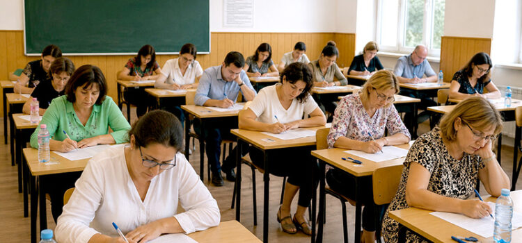 peste 6.300 de profesori au promovat examenul