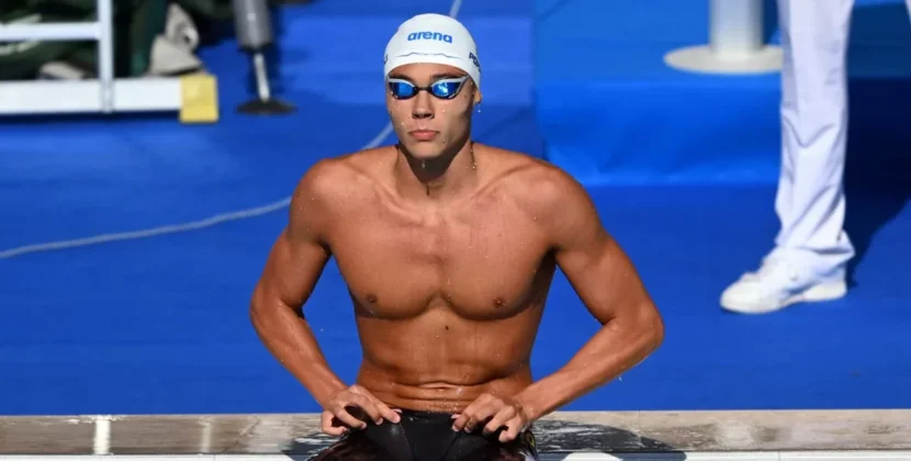 David Popovici s-a calificat pe primul loc în finala de 100 m liber la Europenele de la Paris, cu un timp RECORD în competiție – Aleph News