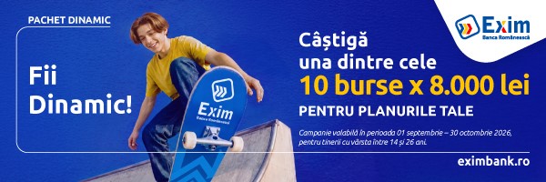 Exim Banca Românească lansează o campanie dedicată tinerilor