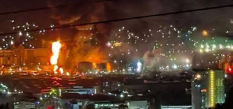 Ucraina a lovit baza navală rusă din Novorossiisk