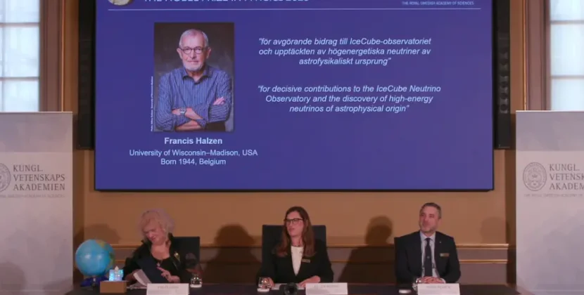 Francis Halzen câștigă Premiul Nobel pentru Fizică 2026